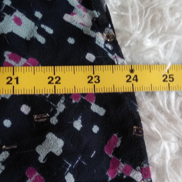 Greylin Spring Speckle Cold Shoulder Blouse Size S - Picture 8 of 12